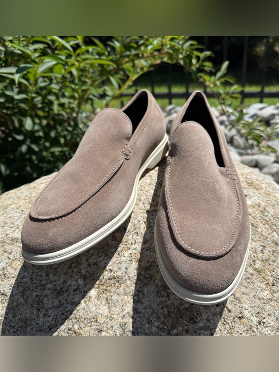 To Boot New York Adam Derrick Suede Loafers Taupe Slip On Shoes Men’s 10 NWOT main image 9